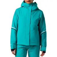 Rossignol - Wasserdichte und atmungsaktive Skijacke - W Strawpile Insulated Ski Jacket Baltic für Damen - Größe M - Blau