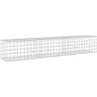 Syfax Gabione mit 3,5 mm Draht und 10x10 cm Maschen 300x50x50 cm