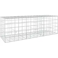 Syfax Gabione mit 3,5 mm Draht und 10x10 cm Maschen 150x50x50 cm