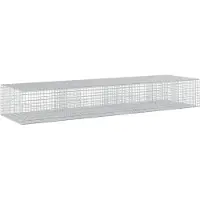Syfax Gabione mit 3,5 mm Draht und 5x5 cm Maschen 350x100x50 cm