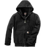 Carhartt Washed Duck Active Jac black (BLK) L REG