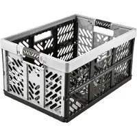 Merkloos Aufbewahrungsbox Stapelbox Transparent - 54 x 37 x 28 cm - Stapelbar - PP - Mit Belüftungssystem - Schuhe und Kleinteile