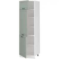 Vicco Vorratsschrank R-Line, Mint Landhaus/Weiss, 60 cm