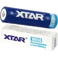 XTAR 18650 Li-Ion Akku 2600 mAh 3,7 V geschützt, 1 Stück