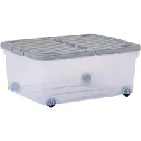 Wham 30L Aufbewahrungsbox Mit Rädern - Kapazität Gd 3358