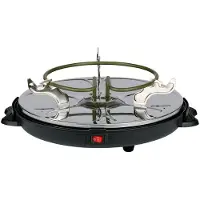 Alpina sport Raclette-Grill 800W - Gourmet-Set für 8 Personen - mit abnehmbarer Grillplatte