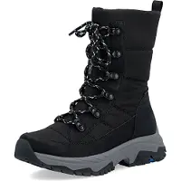 Rieker Damen Winterstiefel Schwarz Textil & Synthetik Größe: 38