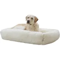 Kerbl Korb – – Flauschig – 100 x 70 cm – Creme