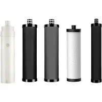 Merkloos Wasserfilter – Wasserfilter für den Wasserhahn – Inline-Wasserfilter – 5-stufige Filtration – Für Küche und Büro