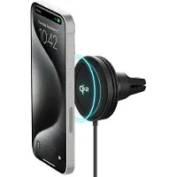IOttie Velox Mini Qi2, Handy/Smartphone, Aktive Halterung, Auto, Schwarz