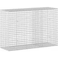 Syfax Gabione mit 3,5 mm Draht und 5x5 cm Maschen 150x50x100 cm