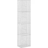 Syfax Gabione mit 3,5 mm Draht und 5x5 cm Maschen 50x30x200 cm