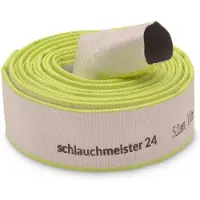 Merkloos Flachschlauch – Durchmesser 2 Zoll (52 mm) – 10 Meter – Weiß mit grüner Markierung – 10 bar