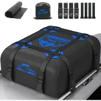 Merkloos Dachtasche Dachbox Dachgepäckträger - 15 m³ - Wasserdicht - Blau