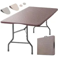 Merkloos Klapptisch – Braun – 180 x 70 cm – Für 8 Personen