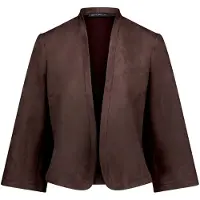 Betty Barclay Longblazer "Blazer-Jacke mit 3/4 Arm", Damen, Gr. 40, braun (muskat), Blazer Longblazer