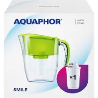 Merkloos Wasserfilterkanne Smile – 2,9 Liter – Hellgrün – Mit Filter A5 – Für Leitungswasser