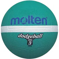 Molten - Gummi Dodgeball CS629 (3) (Grün/Weiß)