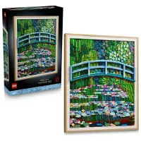 LEGO Art Claude Monet: Der Seerosen-Teich, Grün-Harmonie, Set für Erwachsene, Wandbild, Metropolitan Museum of Art