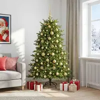 Syfax Künstlicher Weihnachtsbaum mit Weihnachtskugel 240 cm 300 LEDs