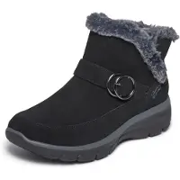 SKECHERS Stiefelette "Stiefelette Veloursleder"