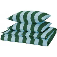 IKEA SLÅNHÖSTMAL Bettwäscheset Baumwolle Lyocell 200x200 cm