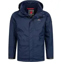 Merkloos Herbst- und Winterjacke 3-in-1, wasserdicht, teilbar in Regenjacke und Fleecejacke