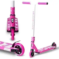 Merkloos Stuntroller mit 360°-Lenkung – Aluminium – 100 mm PolyurethanRäder – ABEC-7 Lager – Belastbarkeit: 100 kg