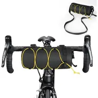 Merkloos Fahrradtasche – Wasserdicht – 2,4 Liter – Gelb – Für Fahrrad und Schulter