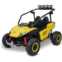 Toyz Elektro-Kinderbuggy Reptile Yellow, 3–8 km/h, EVA-Räder, LED, Bluetooth