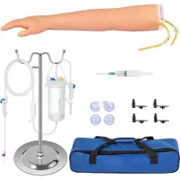 StarTech.com Phlebotomie-Arm Übungsmodell - Injektions- und Blutabnahme-Praxisarm - IV Trainingsarm Kit - Medizinisches Übungsmodel_Solingen.