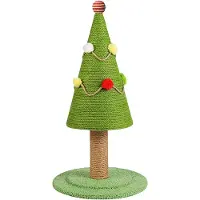 Markenlos Kratzpfosten Katze Weihnachtsbaum Sisal 52 x 30 cm Kratzbaum Spielzeug Innen