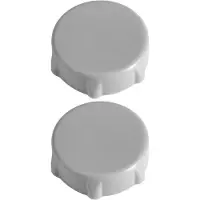 Markenlos Ersatzstopfen für Poolablaufventil mit Präzisionsdichtung 4,6 x 4,6 cm grau