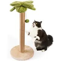 Merkloos Kratzbaum für Katzen – Palmen-Kratzbaum – 86 cm – Sisal – Mit hängendem Ball