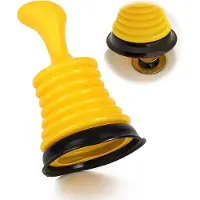 Markenlos Saugglocke 18 cm für Abflüsse Küche und Bad mit starker Saugkraft