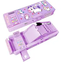 Liangpin Jiazuo Dailygoods- Etui multifunktional - Organizer - Pennenbox - Schriften - Zahlenschloss - Geeignet für Kinder ab 3 Jahren