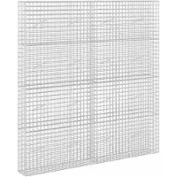 Syfax Gabione mit 3,5 mm Draht und 5x5 cm Maschen 200x20x200 cm