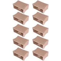 Merkloos Schieberegler für Lattenrost – Braun – 53 x 8 mm – 10 Stück