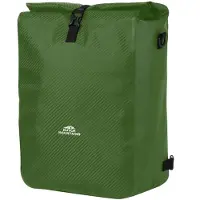 Merkloos Fahrradtasche Gepäckträgertasche Laptoptasche - Wasserdicht - 28 Liter - Grün - Für Fahrrad und Rucksack