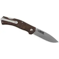 Casström Lars Fält EDC 17040, Satin 14C28N, Coffee Brown Richlite Taschenmesser