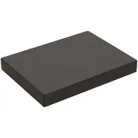 Pilates-Mad - Kopfblock, Unifarben RD4424 (2,5 cm x 20,5 cm x 15 cm) (Holzkohle)