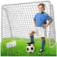 Omna | Fußballtor für Kinder 213 x 150 cm - Tragbar - Stabil und faltbar - Ideal für Garten und Spielplatz