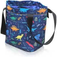 Merkloos Fahrradkorb, Fahrradtasche – Für Kinder – Nylon – 16 x 12 x 20 cm – Blau – Für Laufräder und Fahrräder