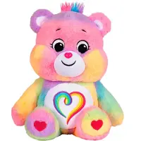 Care Bears - Basic Fun Togetherness Bear Plüschtier, 22 cm Regenbogen-Kuscheltier, Einzigartiges Geschenk für Kinder ab 3 Jahren, Bunter Sammlerbär