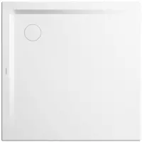 Kaldewei SUPERPLAN 1848-5, Duschwanne mit Wannenträger extraflach, 90x90cm, 384847981001, Farbe: Alpinweiß mit Invisible Grip