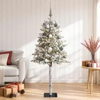 Syfax Künstlicher Weihnachtsbaum mit Kugel 180 cm 300 LEDs