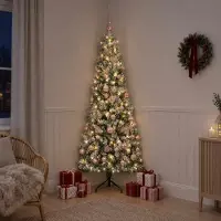 Syfax Künstlicher Weihnachtsbaum mit Weihnachtskugel 240 cm 300 LEDs