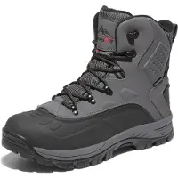 Merkloos Winterstiefel, Schneestiefel – Wasserdicht – Wärmefutter – Rutschfeste Gummisohle – Für Herren, ideal für den Winter im Freien