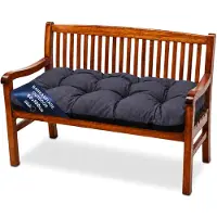 Merkloos Sitzkissen für Gartenbänke - 100 x 50 cm - Polyester - Wasserabweisend
