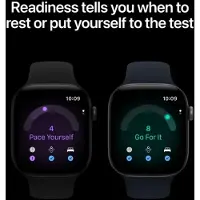 Apple Smartwatch Watch 12 GPS + Cellular, 42 mm, Retina LTPO OLED, S11 Dual-Core, 64 GB, Titanarmband, Gold